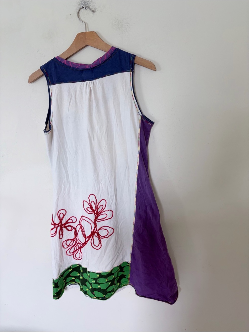 Desigual vintage colorful patchwork embroidered mini dress READ - Picture 4 of 11
